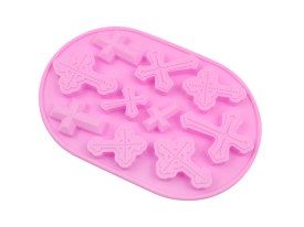 Molde silicona 10 cruces